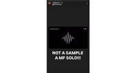 The New Orleans rapper claims that this is a solo track. (@onlyheaven.1)